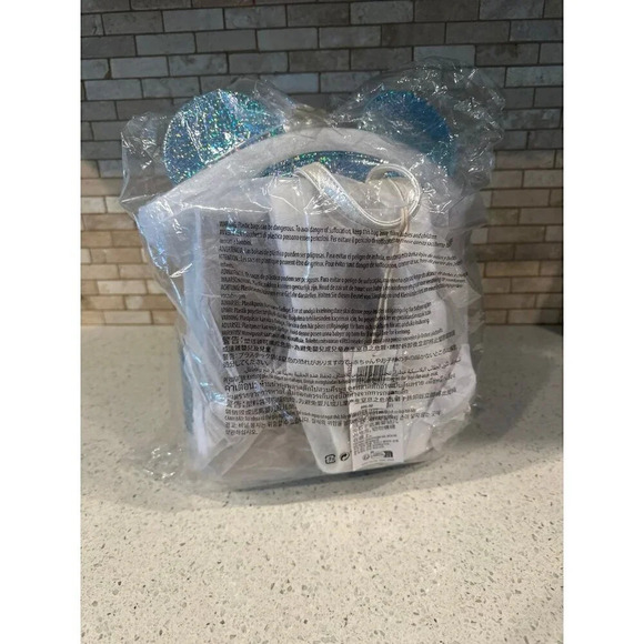 Disney Cruise Line DCL 25th Silver Anniversary at Sea Loungefly Backpack  b35 - Picture 4 of 5